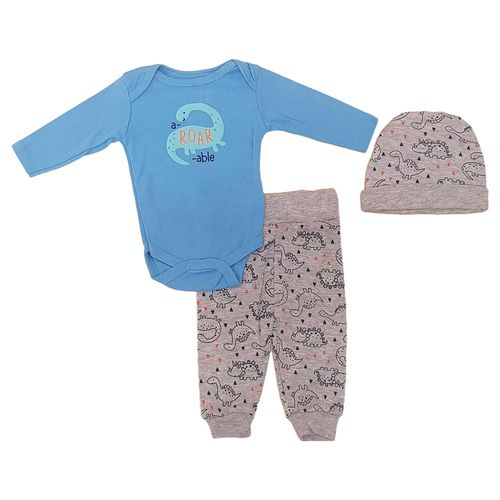 Conjunto Body Pantalón + Gorro Bebé Niño
