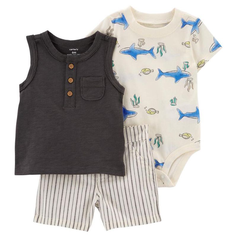 Conjunto Bebé Niño 3 Piezas Algodón Carters CARTER'S