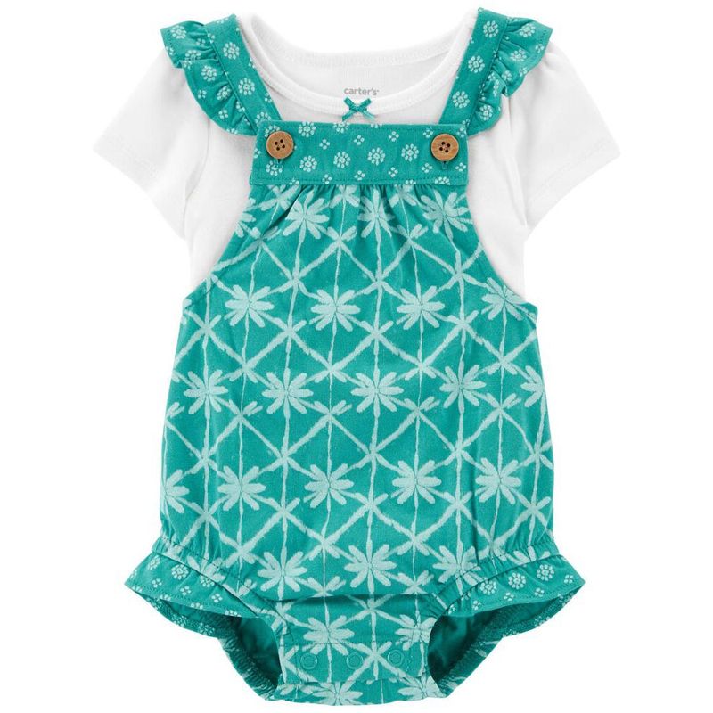 Body Overol Camiseta Beb Ni a Carters 1P321110 Miscelandia