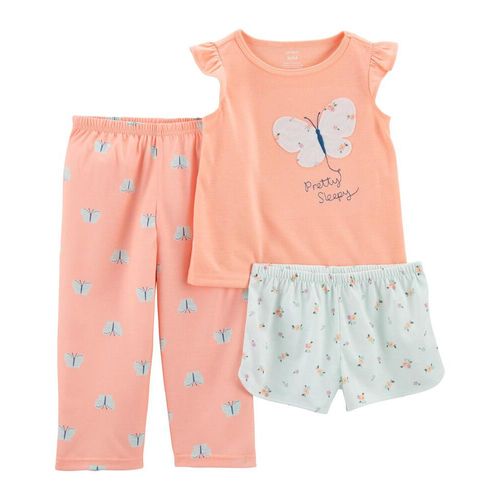 Pijama Mariposas 3 piezas Niña