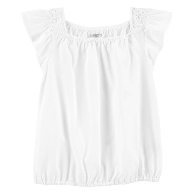 Blusa Blanca Niña Oshkosh 3O984510 - Miscelandia