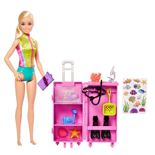 Muñeca Barbie Bióloga Marina Mattel HMH26