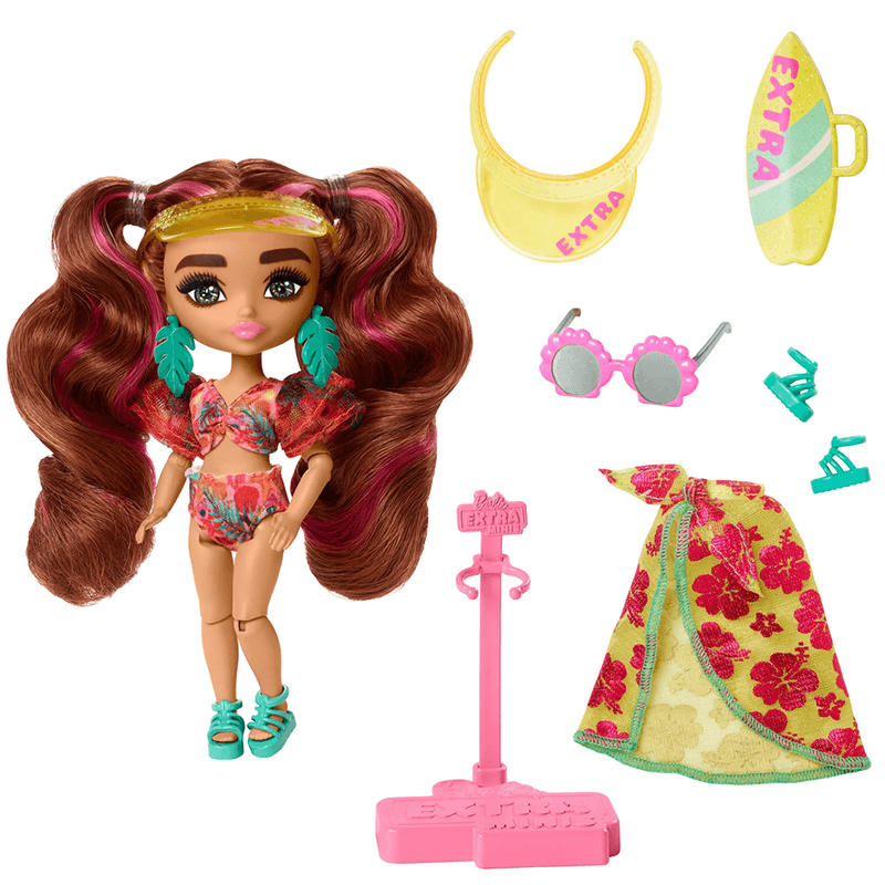 Muñeca Barbie Extra Fly Mini Playa Mattel HPB18 - Miscelandia