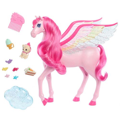 Un Toque de Magia Pegaso y Accesorios Barbie Mattel HLC40