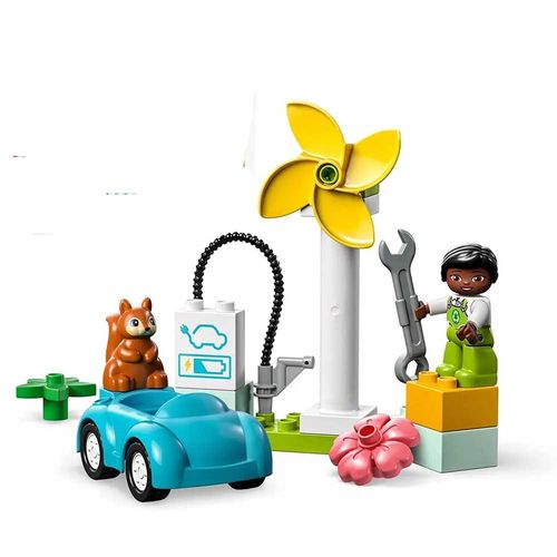 Lego Duplo Wind Turbine and Electric Car Lego LE10985