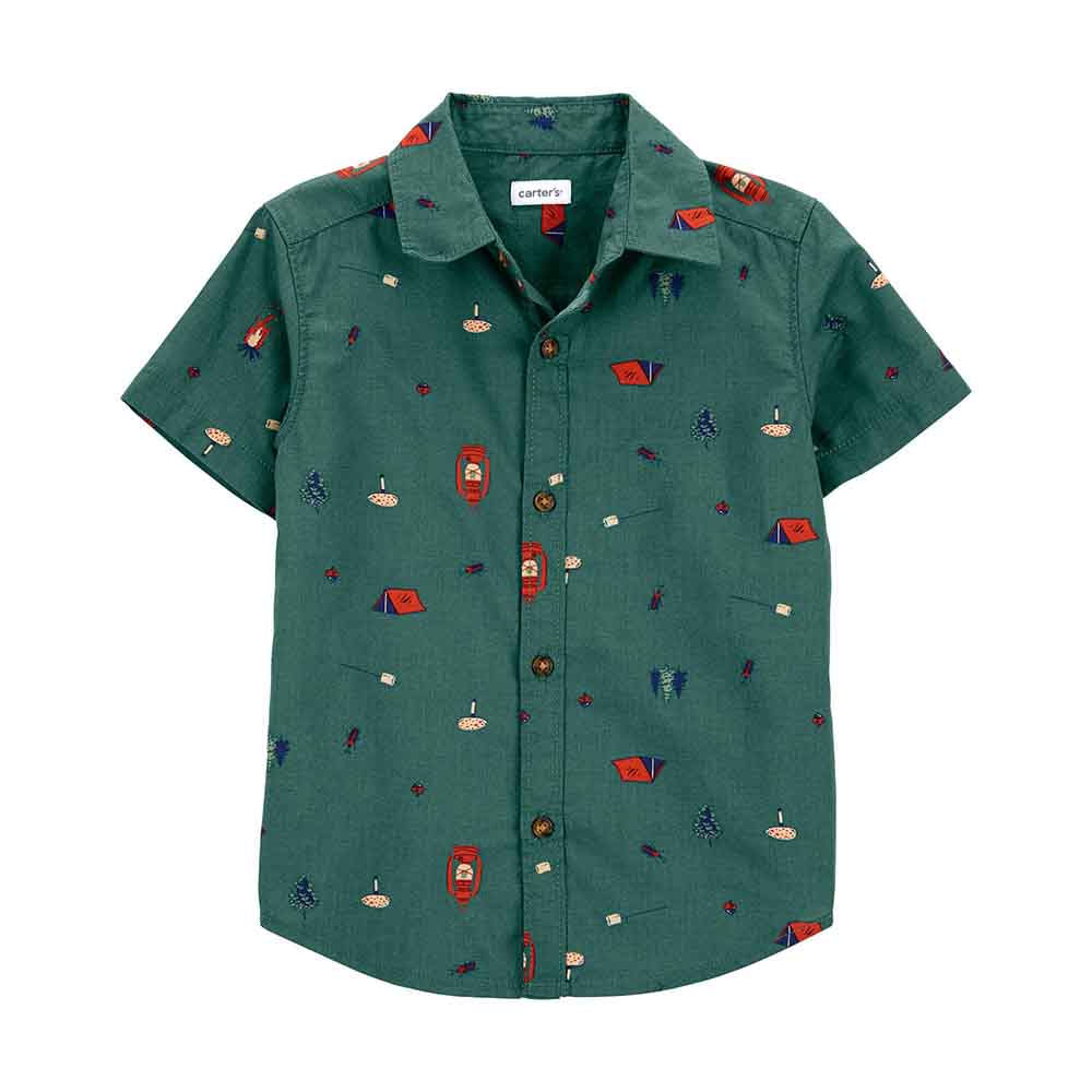 Camiseta Verde Niña Carters 2O932810 - Miscelandia