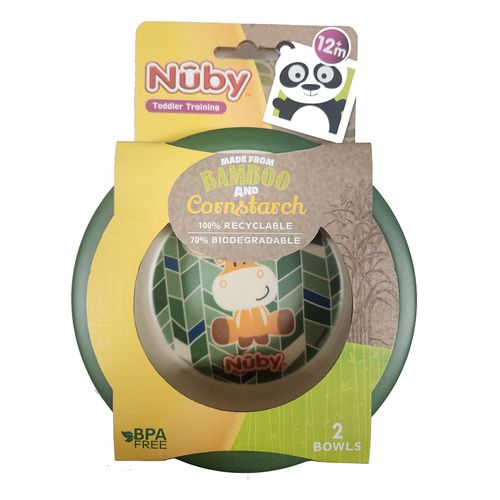 Set 2 Bowls Bambú Nuby 5501CS412
