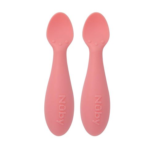Set 2 Mini Cucharas Silicona 4m+ Nuby 81058CS12