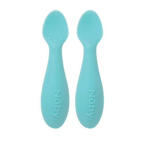 Set 2 Mini Cucharas Silicona 4m+ Nuby 81059CS12
