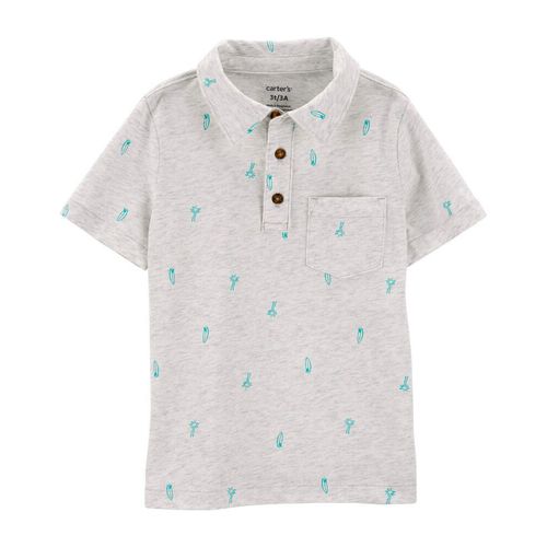 Camisa Polo Gris Bebé Niño