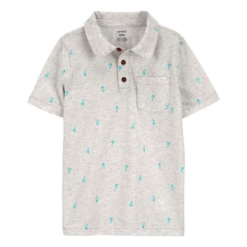 Camisa Polo Gris Bebé Niño