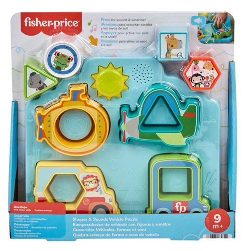Rompecabezas Vehículos con Sonidos Fisher Price HRP31