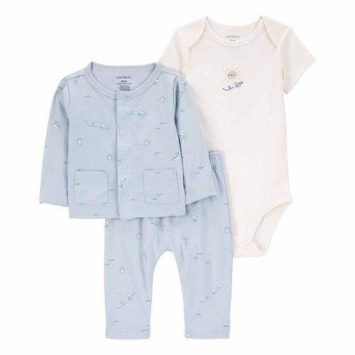 Conjunto Cardigan + Pantalón Bebé Niño