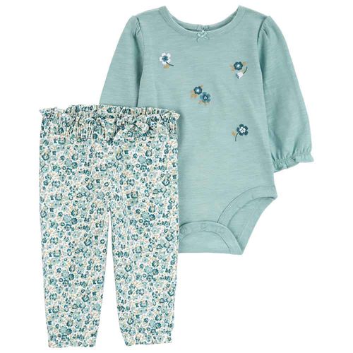 Conjunto Body + Pantalón Bebé Niña