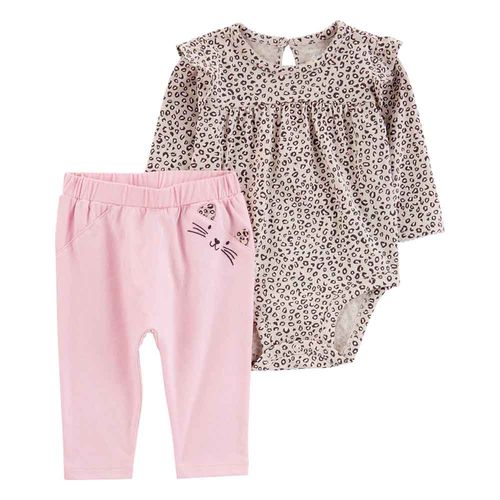 Conjunto Body + Pantalón Bebé Niña