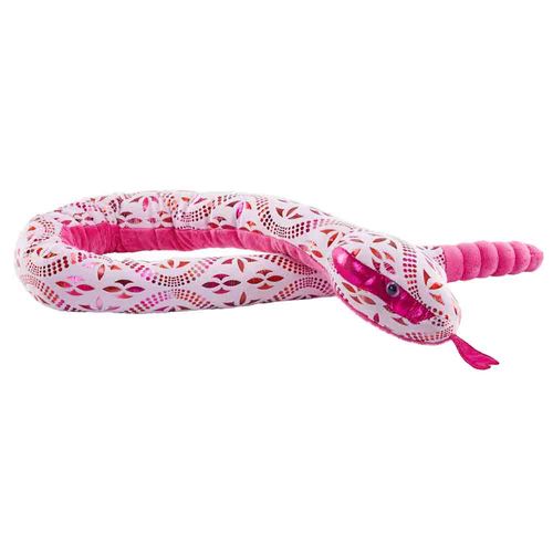 Peluche Serpiente Pink Blosson Foilkins 137cm Wild Republic 27784