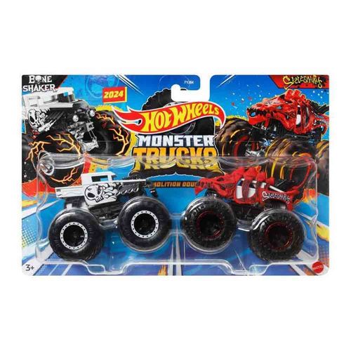 Set 2 Carro Hot Wheels Monster Truck 1:64 Surtido Mattel FYJ64