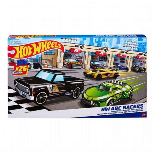Set 26 Carros Hot Wheels ABC Racers 1:64 Mattel HKL76