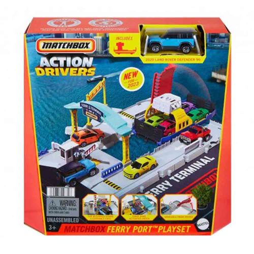 Set Matchbox Puerto Ferry Mattel HMH29