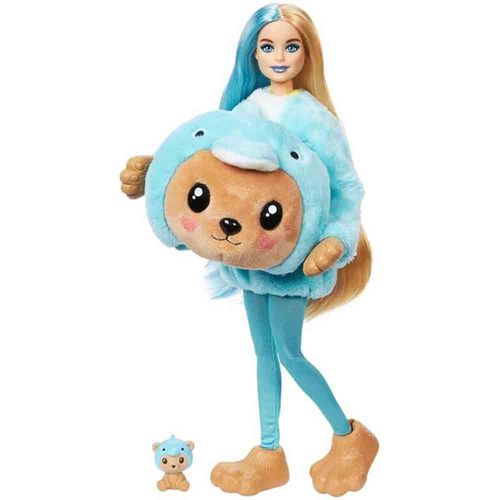 Muñeca Barbie Cutie Reveal Oso- Delfin Mattel HRK25