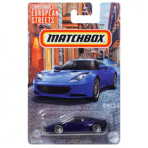 Carro Colección Matchbox 1:64 European Streets Mattel HVV05
