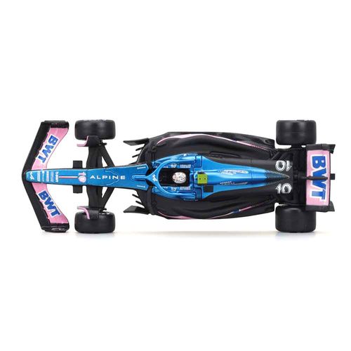 Carro Pierre Gasly Alpine A523 #10 fórmula 1 2023 1:43 Bburago 1838073