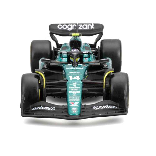 Carro 1:43 Aston Martin F1 AMR23 2023 with Collectors Hardcase #14 Alonso Bburago 1838091
