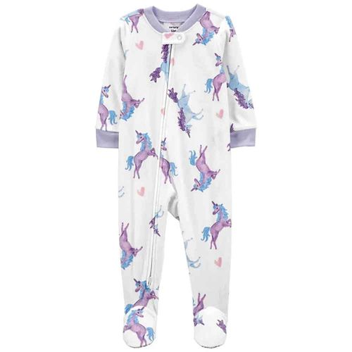 Pijama Unicornios Fleece Bebé Niña