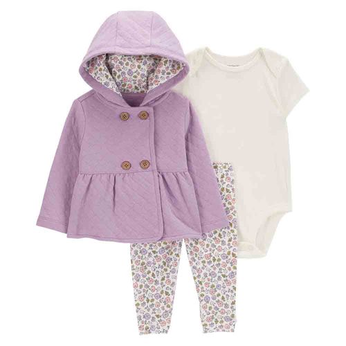 Conjunto Cardigan + Pantalón Bebé Niña