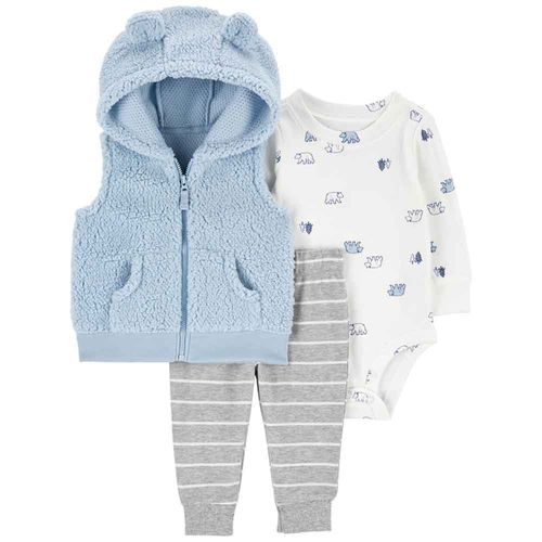 Conjunto Chaleco + Pantalón Bebé Niño
