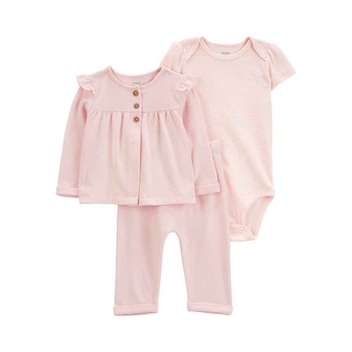 Conjunto Cardigan + Pantalón Bebé Niña