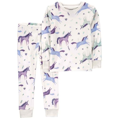 Pijama Fleece Unicornio 2 Piezas Niña