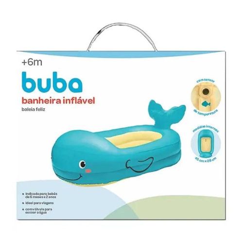 Bañera para bebé Inflable Ballena 6m+ Buba 11979
