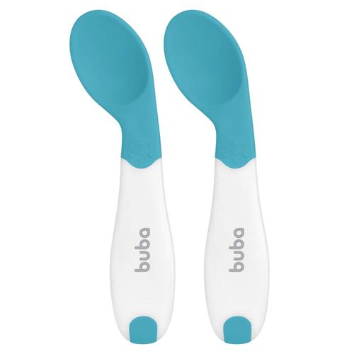 Set 2 Cucharas Temosensibles Azul 6m+ Buba 14464