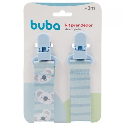 Set 2 Clip para Chupo - Azul 3m+ Buba 14497
