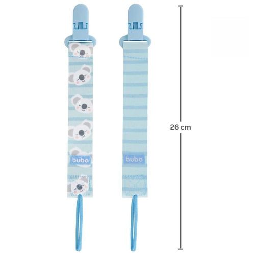 Set 2 Clip para Chupo - Azul 3m+ Buba 14497