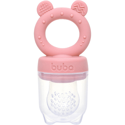 Malla Fruta Silicona Rosa 6m+ Buba 18853