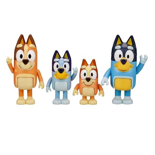 Set 4 Figuras Bluey Moose Enterprise 17653
