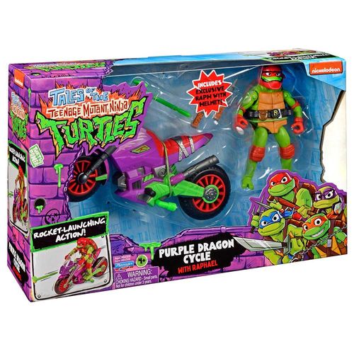 Vehículo Moto TMNT Du Dragon Playmates Toys 83430