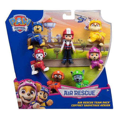 Set 7 Figuras Paw Patrol Air Rescue Spin Master Toys 6071499