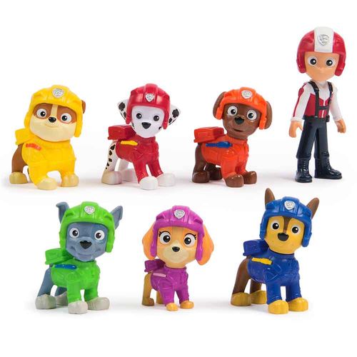 Set 7 Figuras Paw Patrol Air Rescue Spin Master Toys 6071499