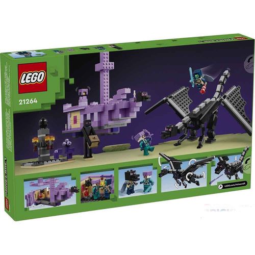 Lego Minecraft The Ender Dragon and End Ship Video Game LE21264
