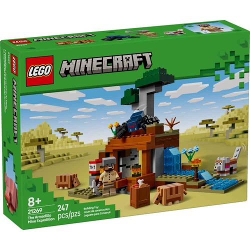 Lego Minecraft The Armadillo Mine Expedition Toy Figures and Building Playset LE21269