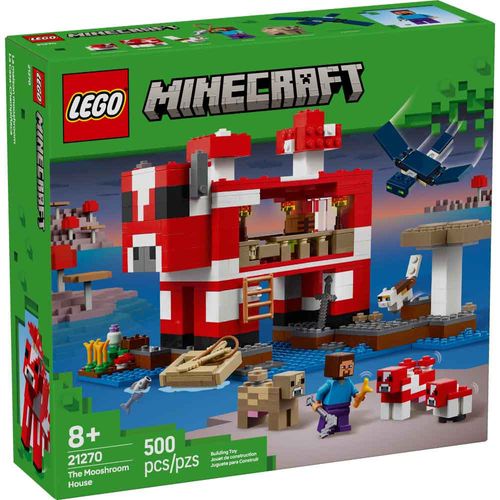 Lego Minecraft The Mooshroom House Toy Figures and Building Playset LE21270
