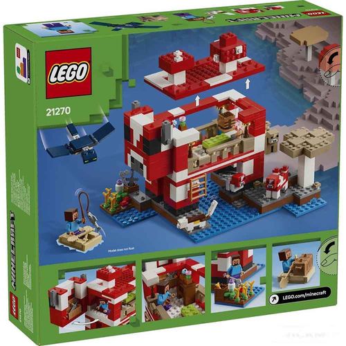 Lego Minecraft The Mooshroom House Toy Figures and Building Playset LE21270