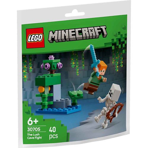Lego Minecraft The Lush Cave Fight Building Toy LE30705