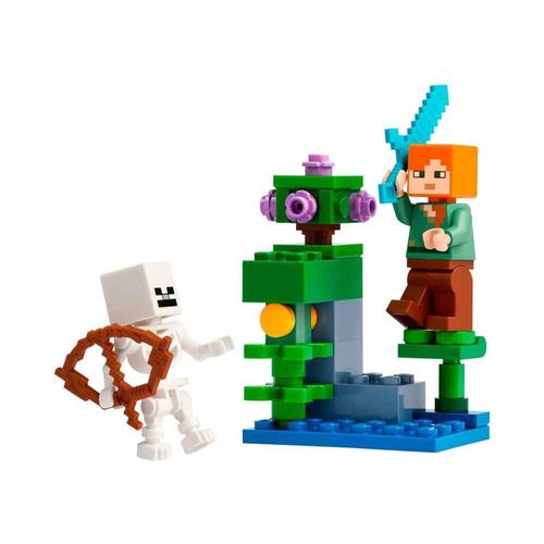 Lego Minecraft The Lush Cave Fight Building Toy LE30705