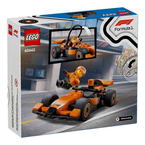 Lego City F1 Driver with McLaren Race Car Model Racing LE60442