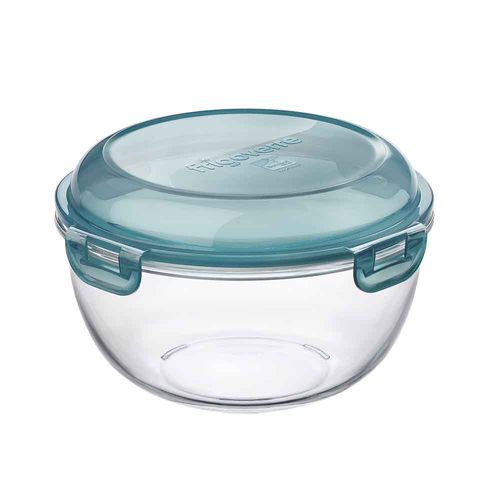Recipiente Frigoverre con Tapa 2.5Lt - 74Oz Bormioli Rocco Glass 125613