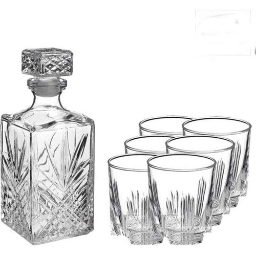 Set 7 Piezas Whiskey Selecta Bormioli Rocco Glass 226041